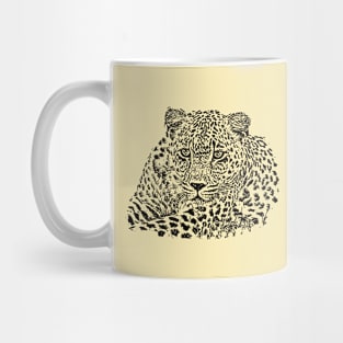 Leopard portrait Mug